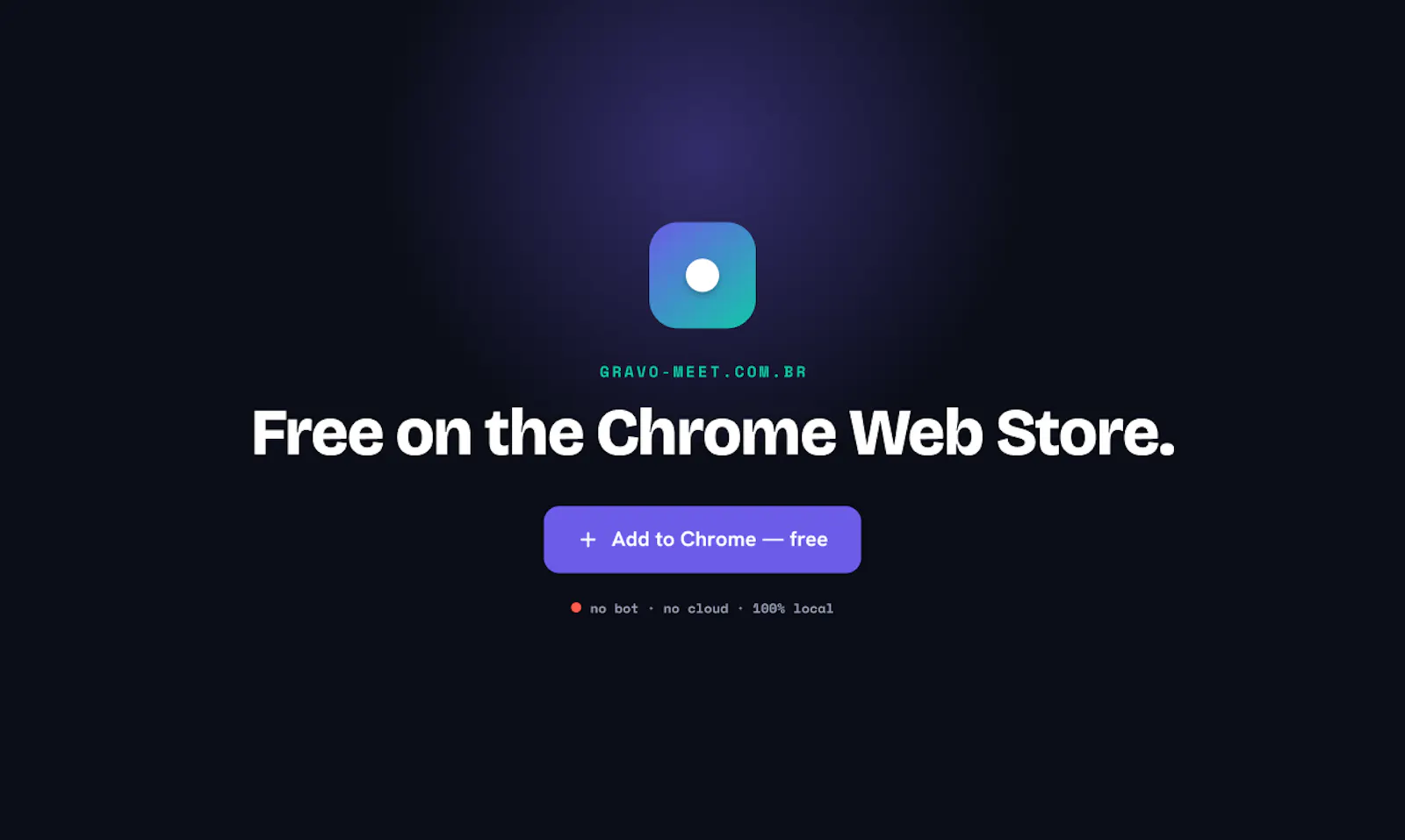 Record Google Meet locally screenshot 6