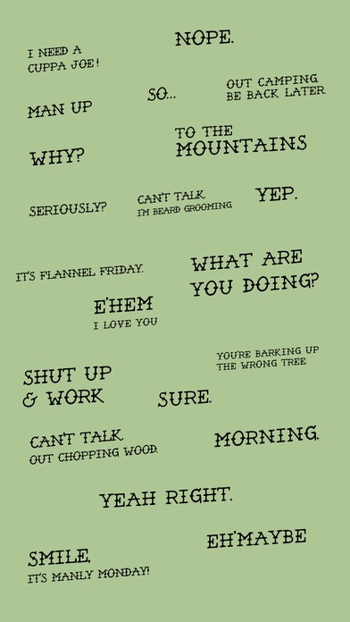 Lumberjack Joe iMessage Sticker Pack gallery image