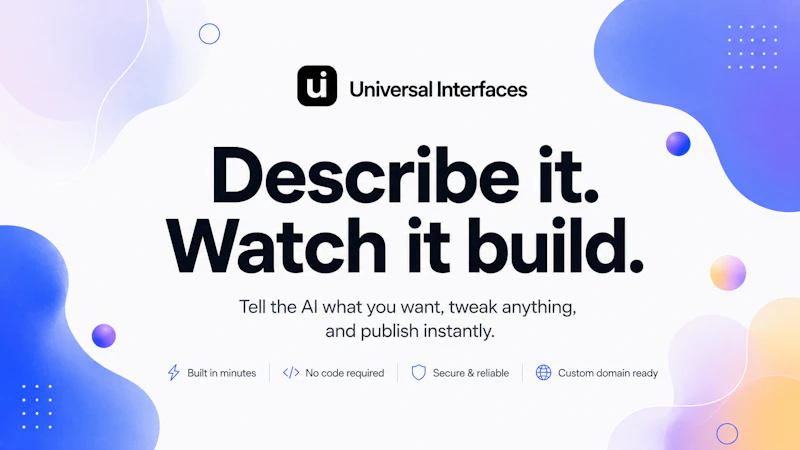 Universal Interfaces screenshot 3