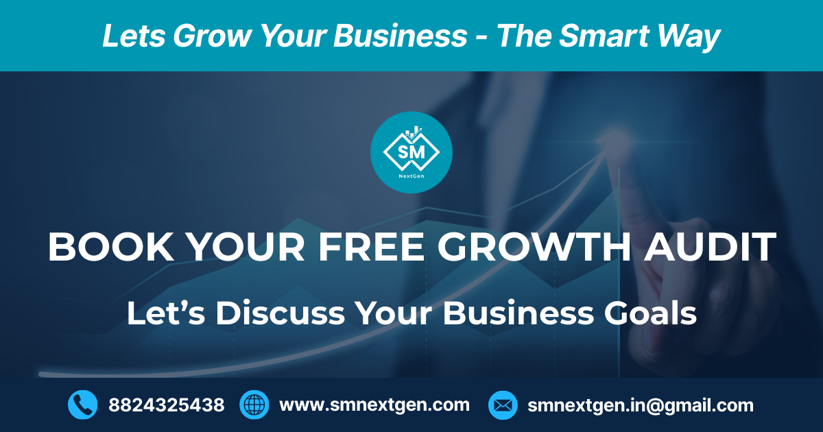 SM NextGen - Business Growth Solutions - Screenshot 2 showing product features and functionality