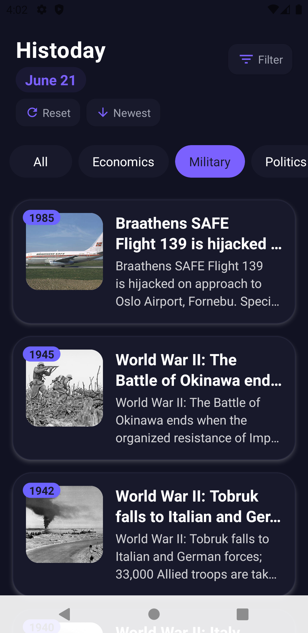Histoday - Ontdek wat er vandaag is gebeurd in de geschiedenis media 5