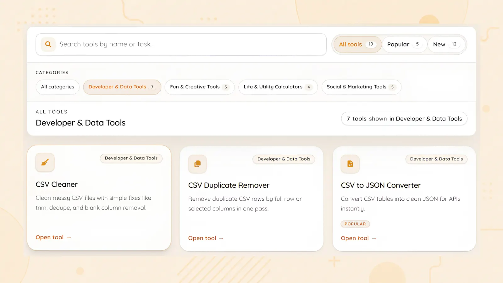 PotatoTools screenshot 2