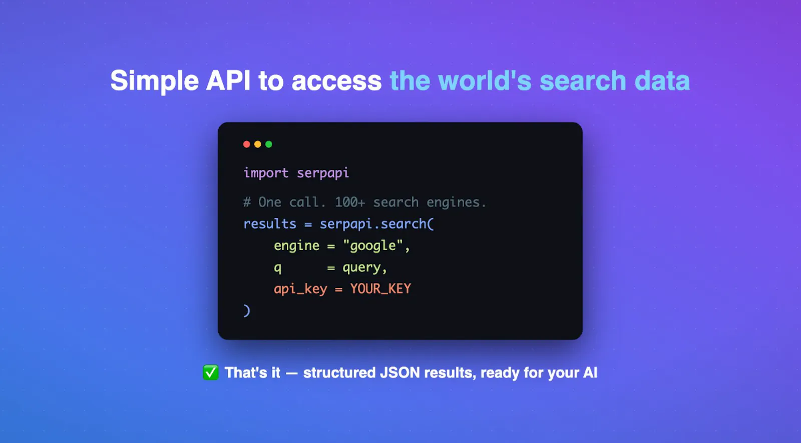 SerpApi for AI Apps and Agents screenshot 5