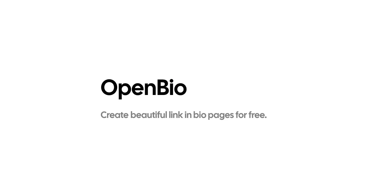 OpenBio 제품 배너