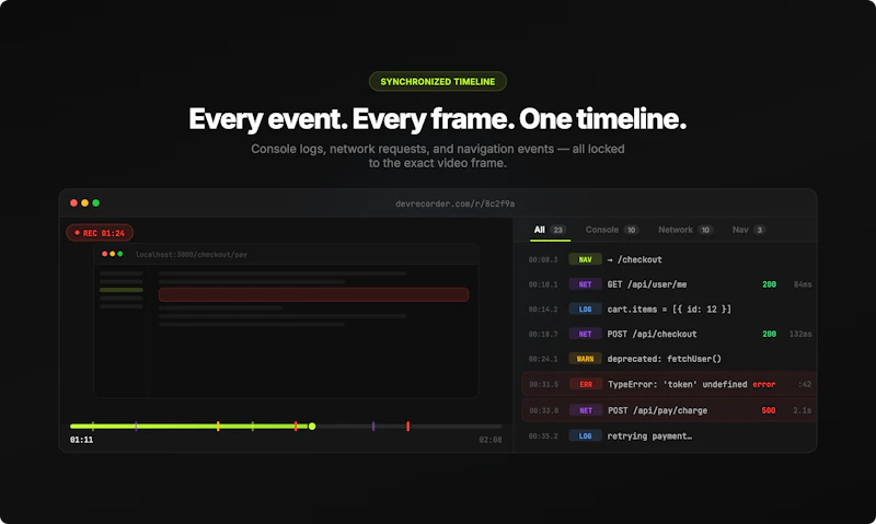 DevRecorder screenshot 3