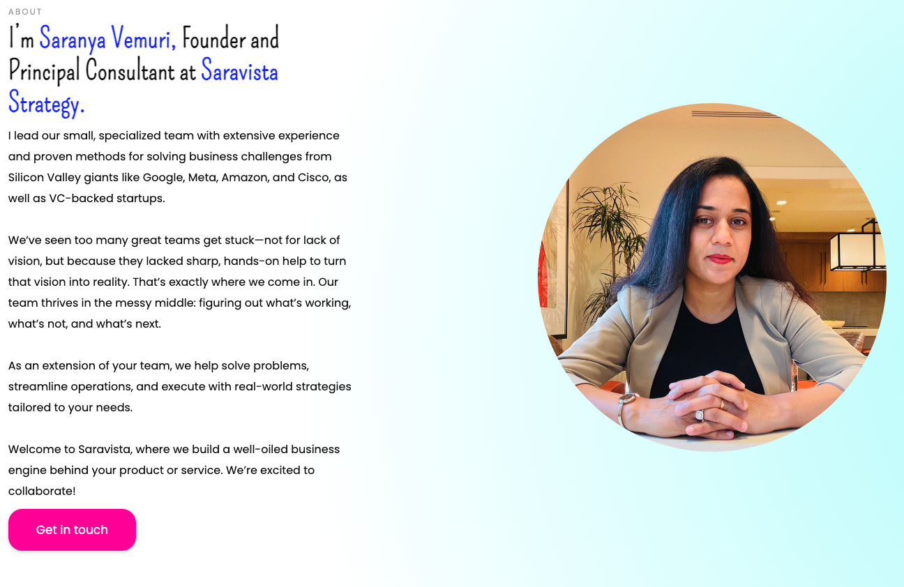 Saravista - Productized Business management sprints for startups & SMBs media 3