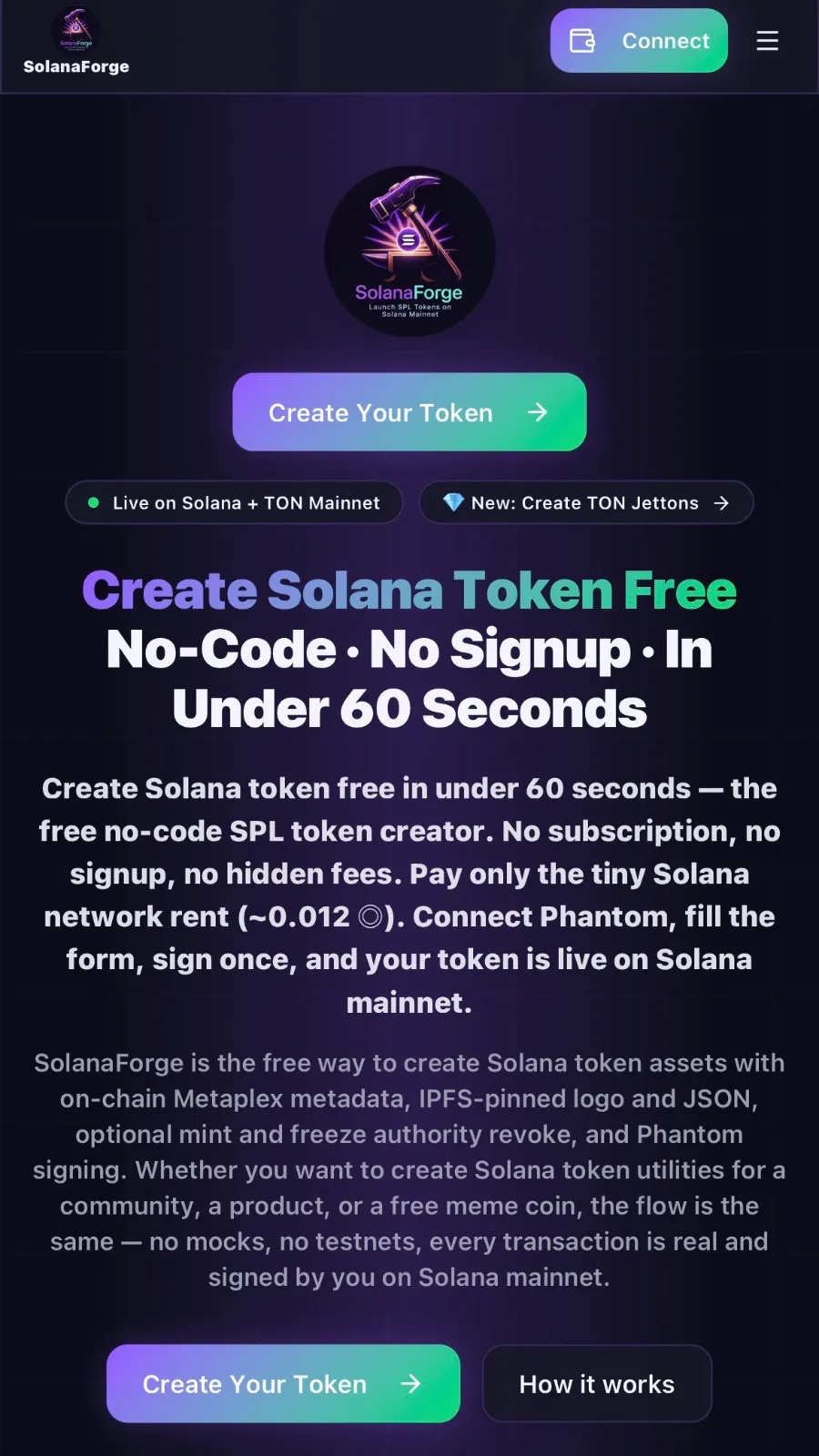 SolanaForge gallery image