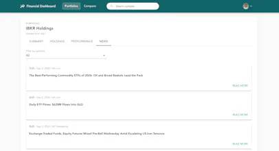 Real-time Financial Dashboard gallery image