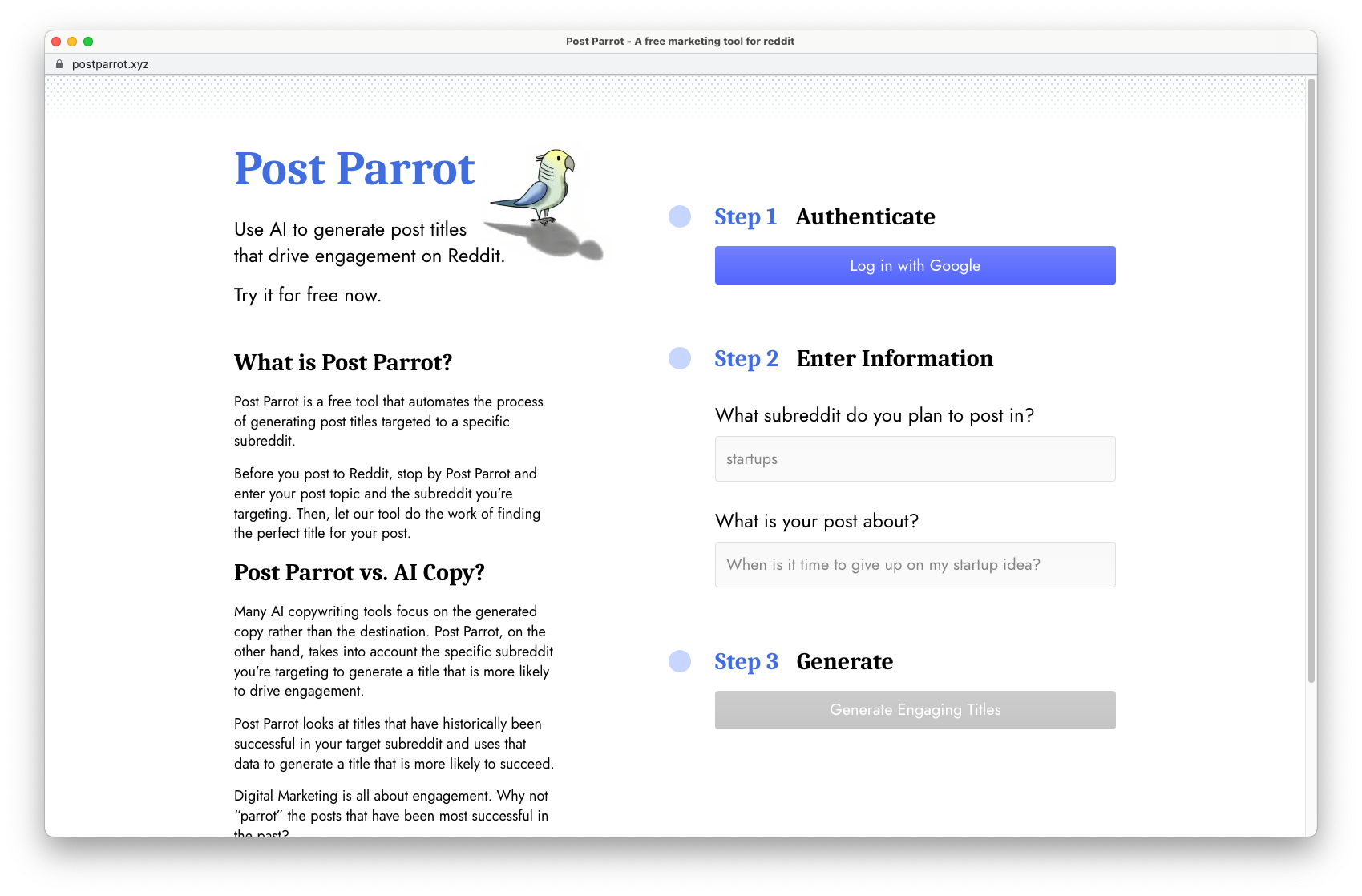 Post loro - Una herramienta de marketing gratuita para Reddit media 2