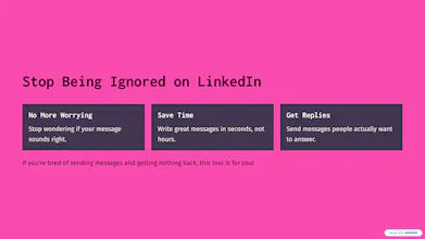 LinkedIn Message Master AI Extension gallery image