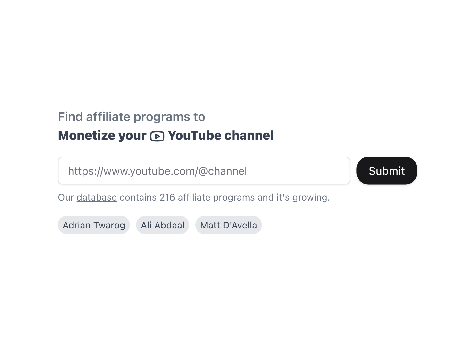 ตัวค้นหาพันธมิตร YouTube media 1