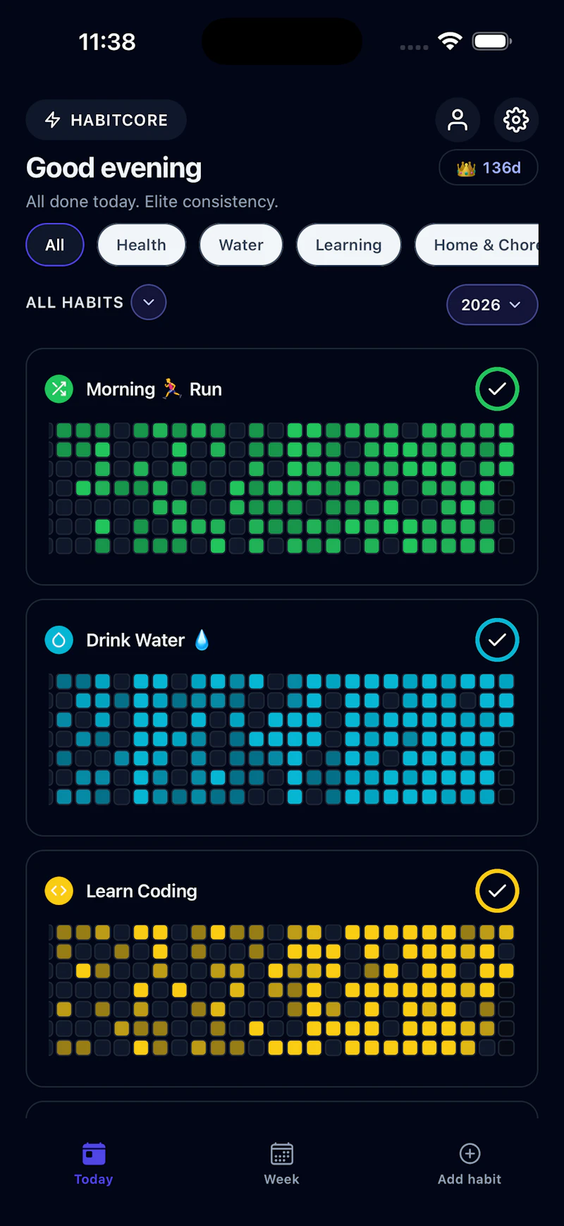 Habitcore · Adrimas screenshot 1