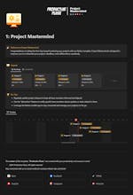 Project Mastermind Notion Template gallery image