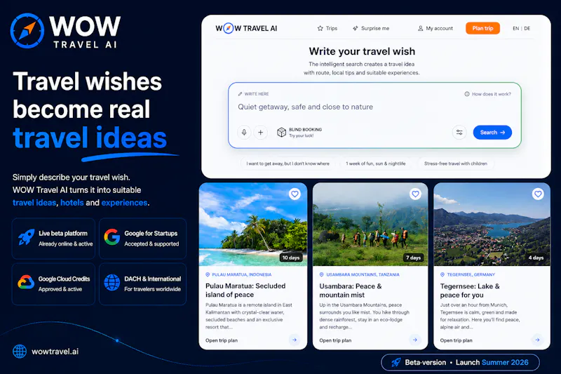 WOW Travel AI screenshot 1