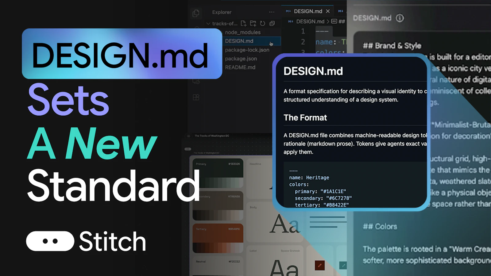 DESIGN.md by Google Stitch screenshot 2