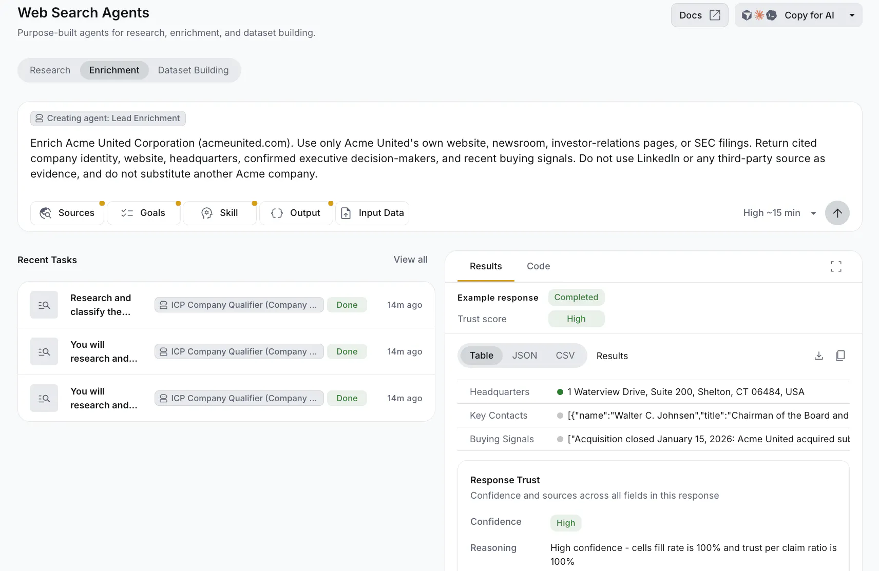 Web Search Agents by Nimble screenshot