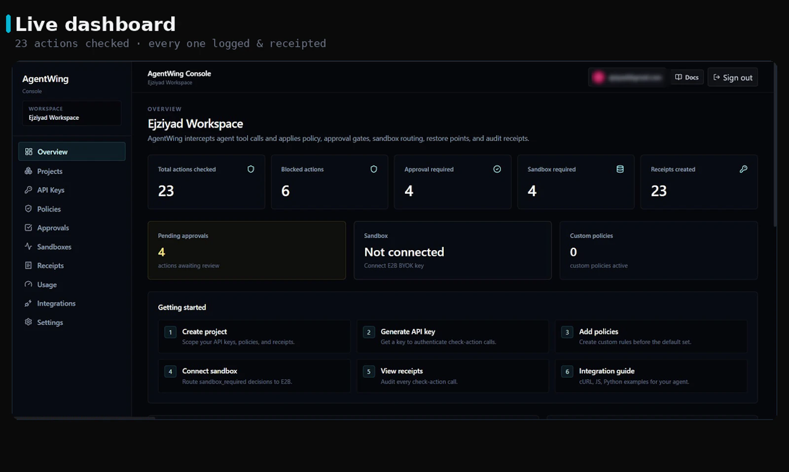 AgentWing screenshot 2