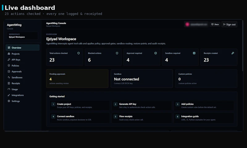 AgentWing screenshot 2
