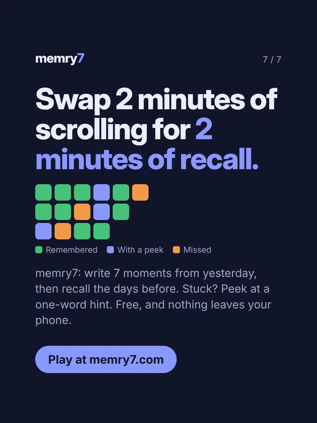 Introducing memry7 gallery image