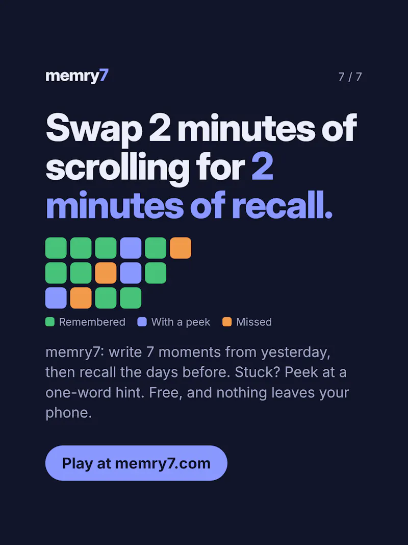 Introducing memry7 screenshot 7