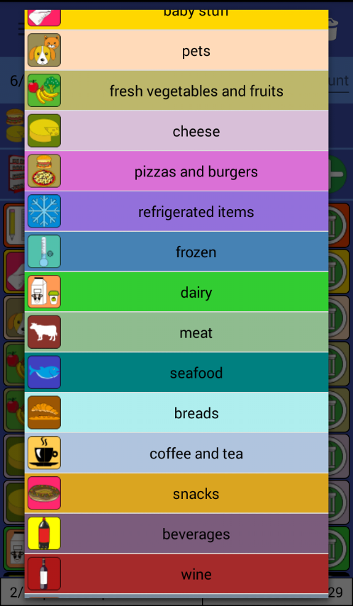 Mira de la lista de compras media 8