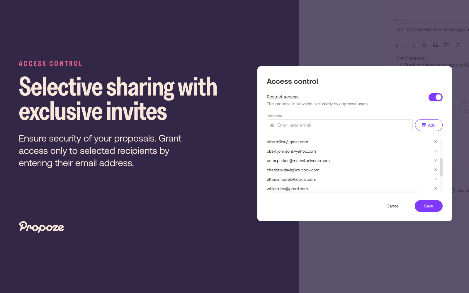 Propoze gallery image