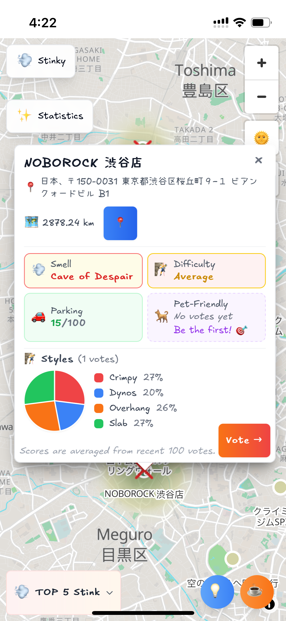 Your Shoe Smells-Map for stinky gyms gallery image