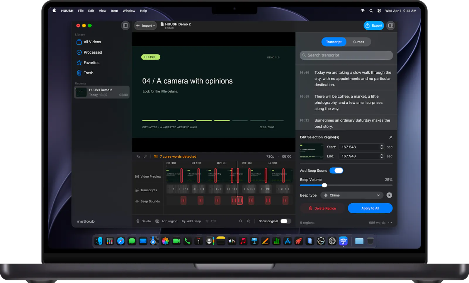 HUUSH screenshot 1