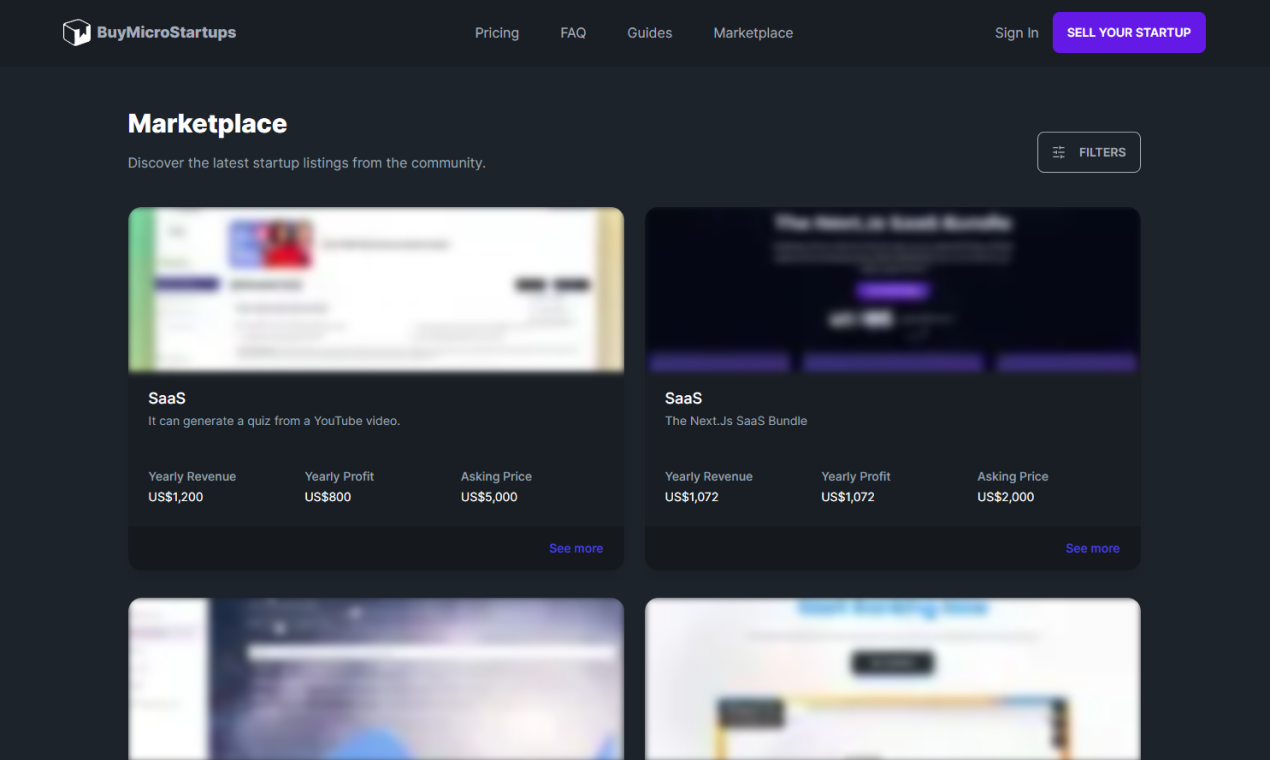 Buymicrostartups - Comprar y vender micro-startups sin tarifas media 2