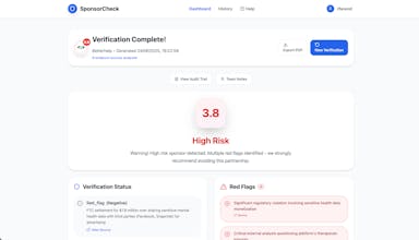 YouTube Sponsorship Verification gallery image