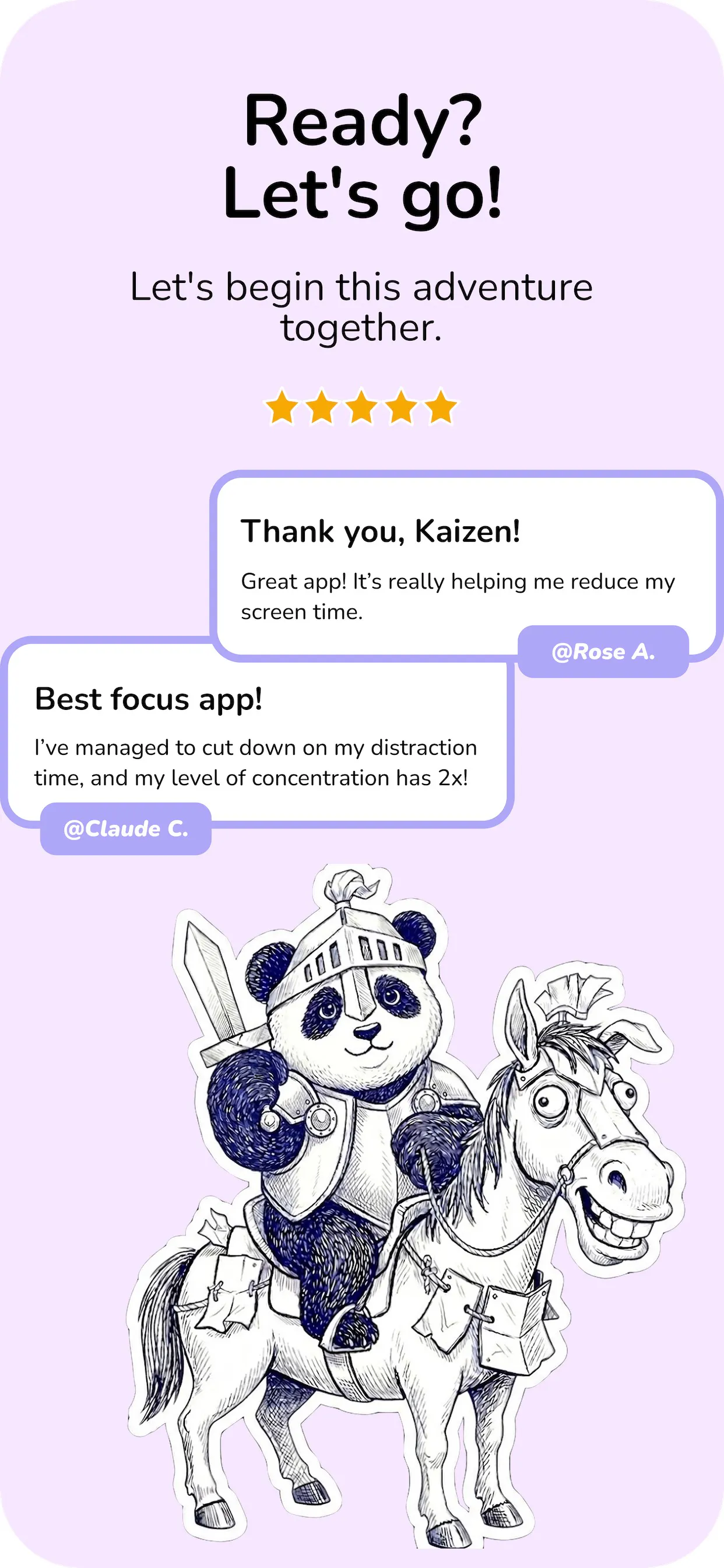 Kaizen: Screen Time & Detox iOS App gallery image