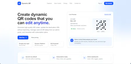 DynamicQR — Editable & Trackable QR Code gallery image