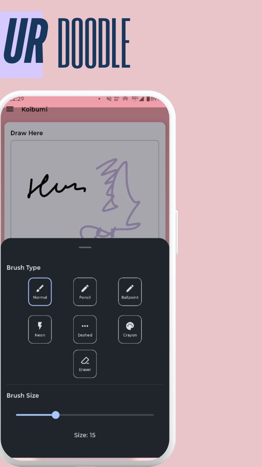 Koibumi - doodle sharing app gallery image