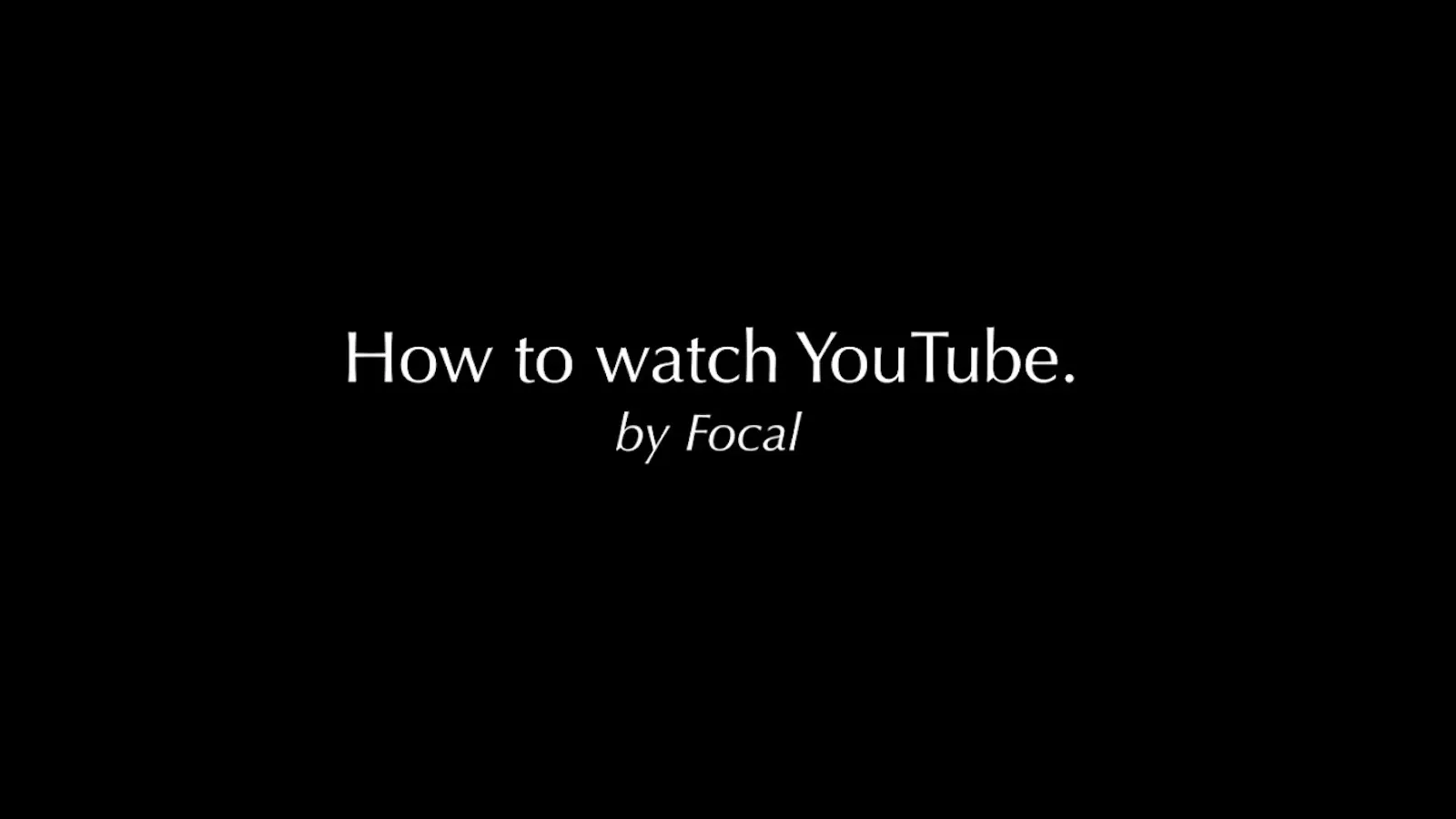 Focal screenshot 1 (video preview)