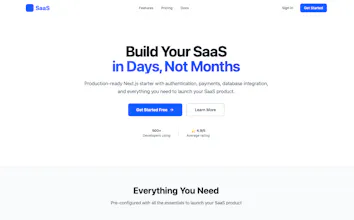 Next.js SaaS Starter Kit gallery image