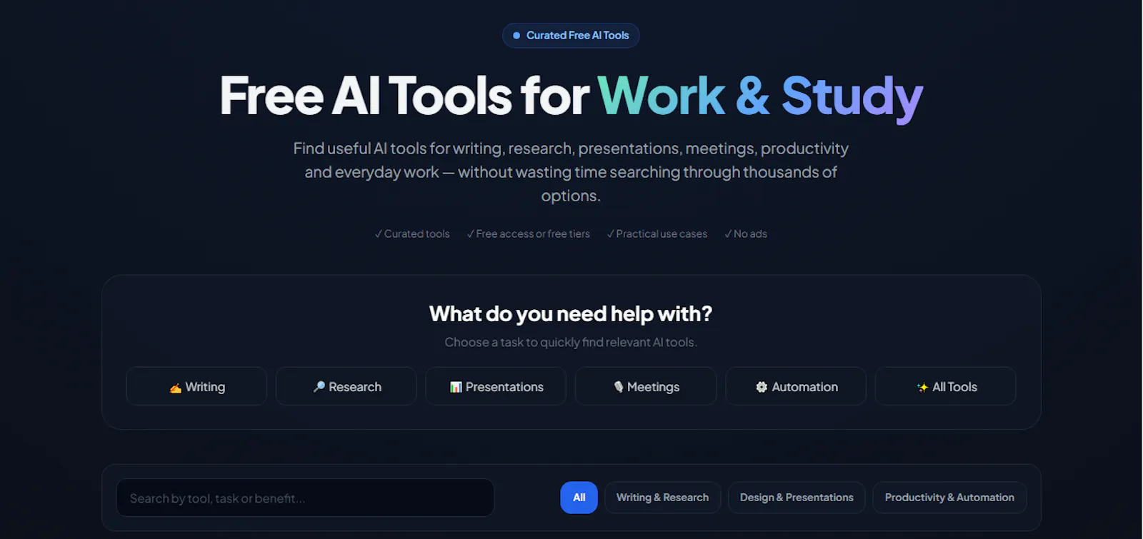 AIForWork & Study screenshot 1