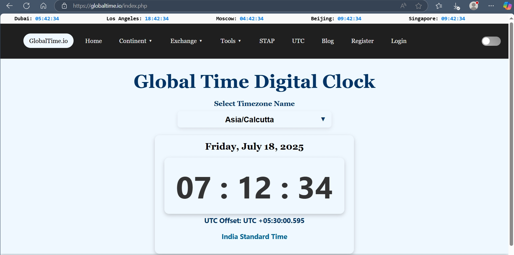 GlobalTime.io