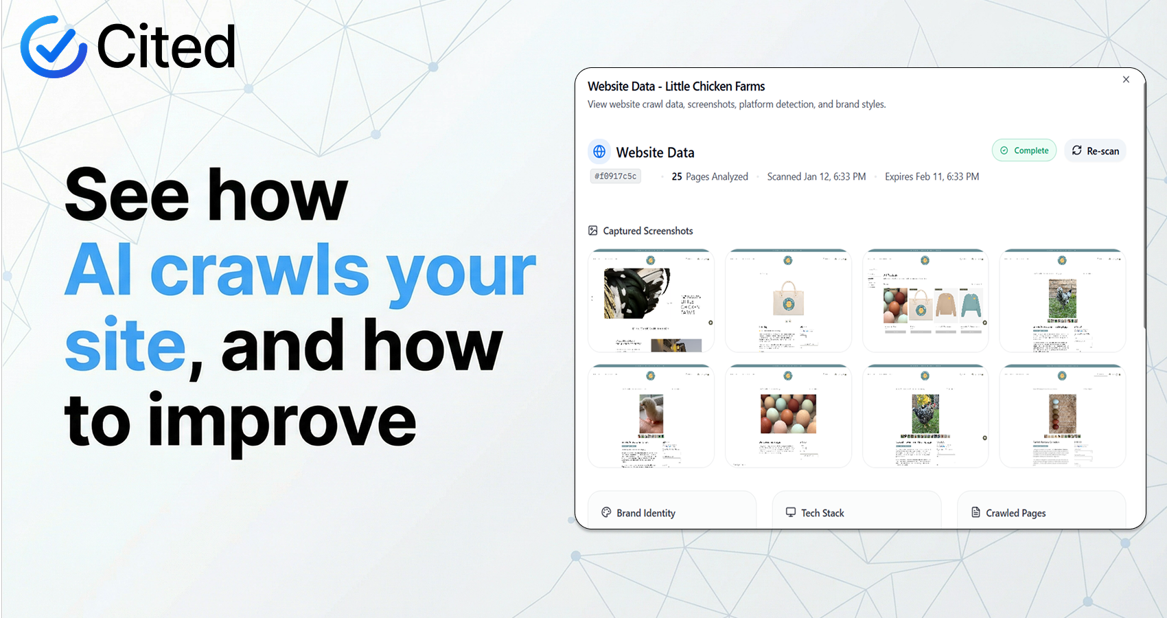 Cited - Screenshot 4 showing product features and functionality