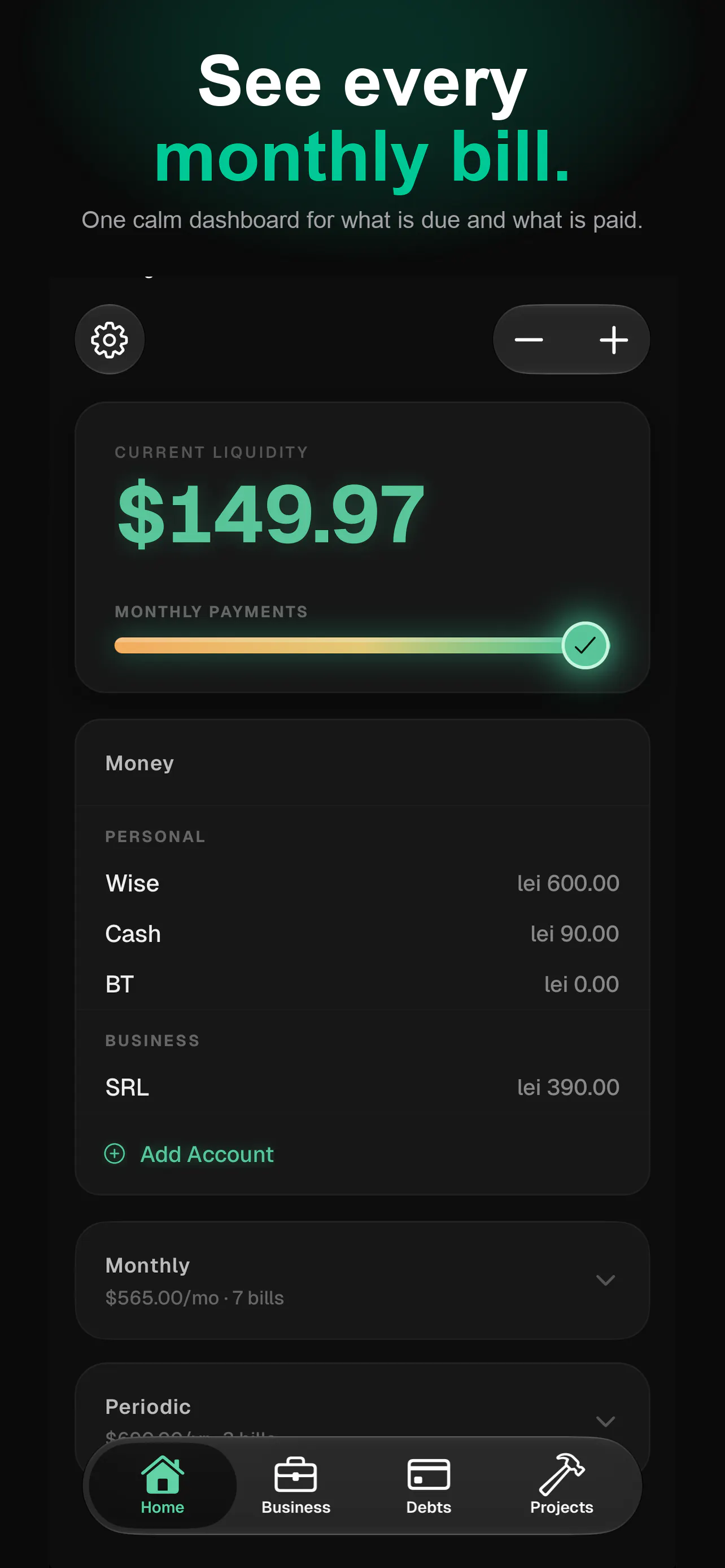 joo: Bills & Money gallery image