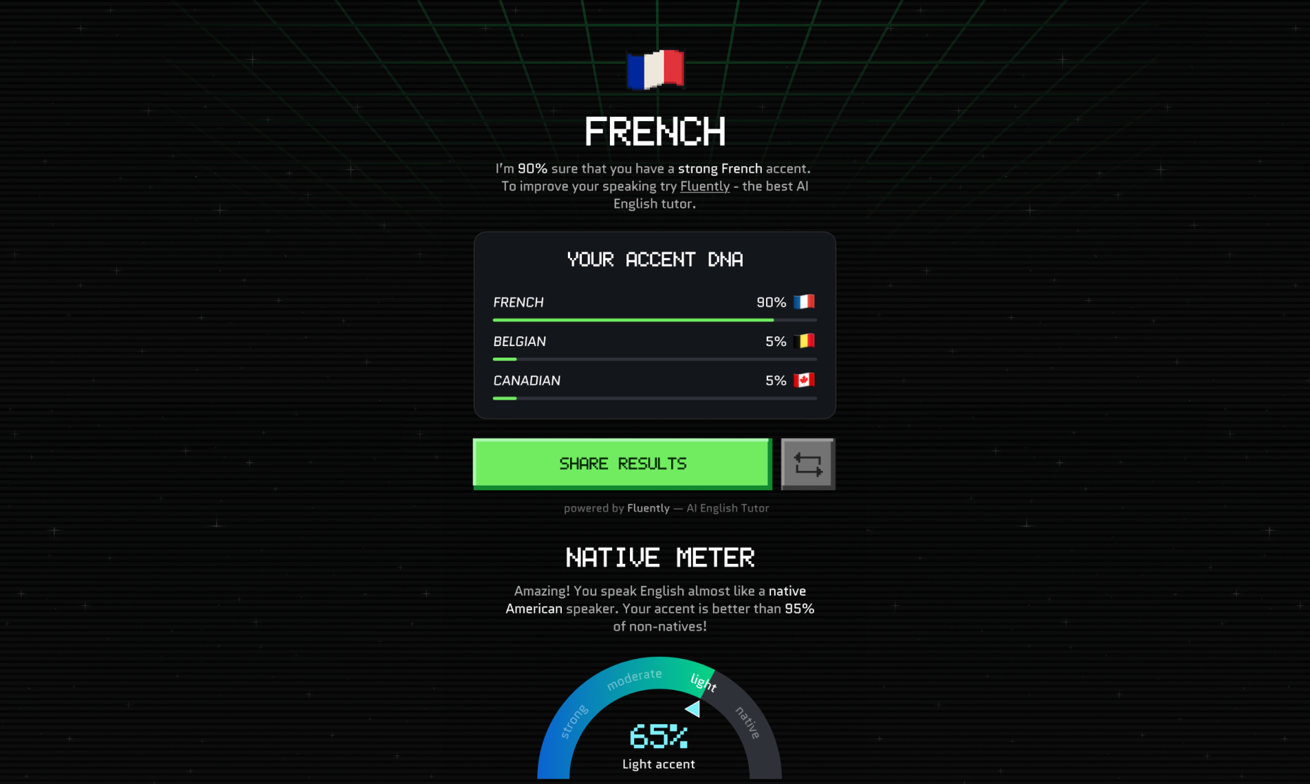 Fluently Accent Guru - Screenshot 3 showing product features and functionality