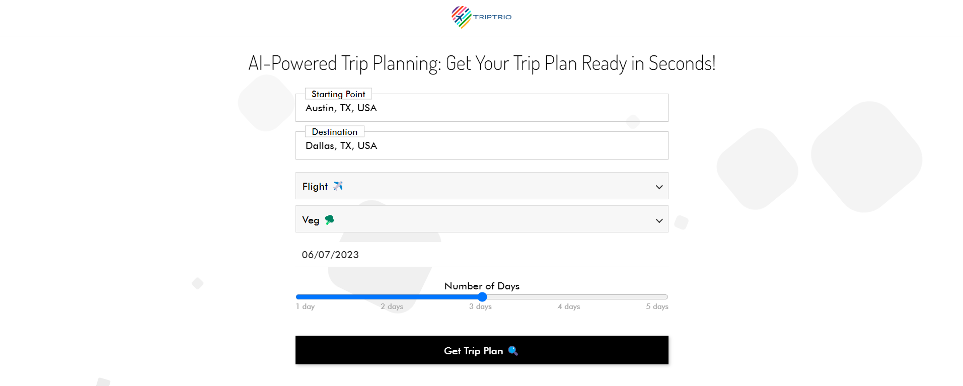 Trílogo - Planificación de viaje con IA: prepare el plan de viaje en segundos media 1