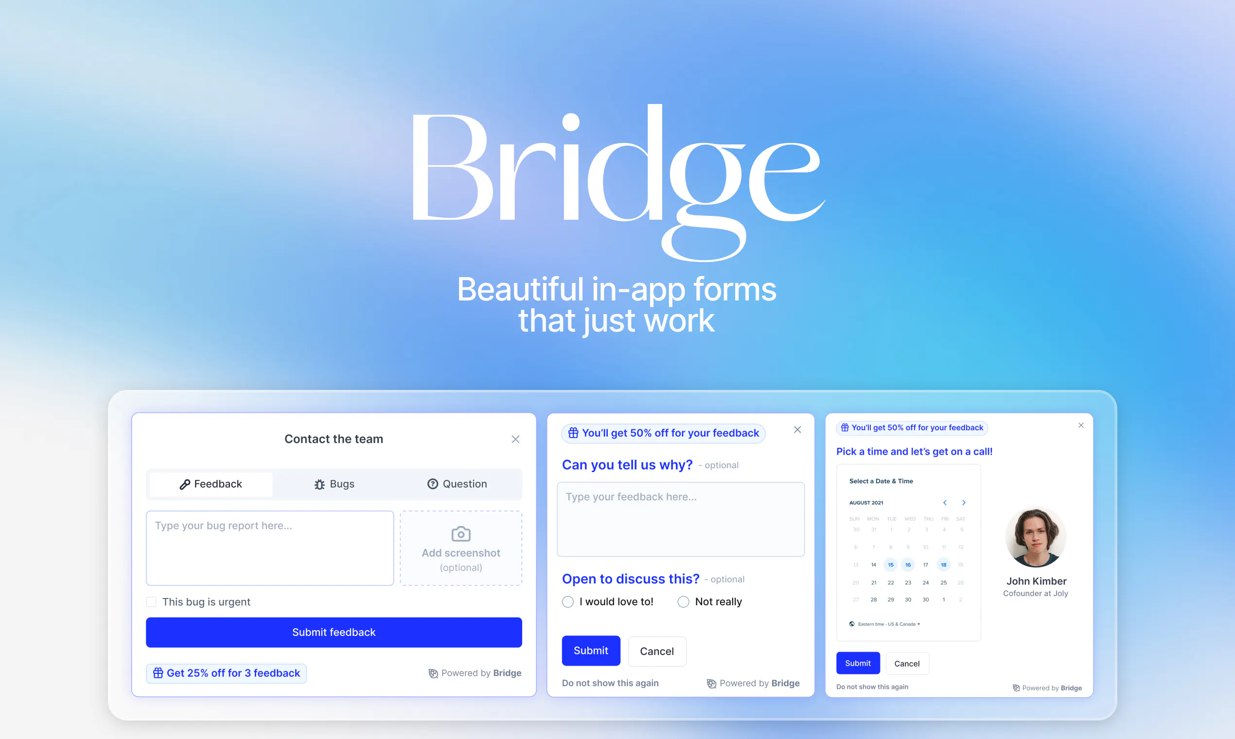 Bridge screenshot