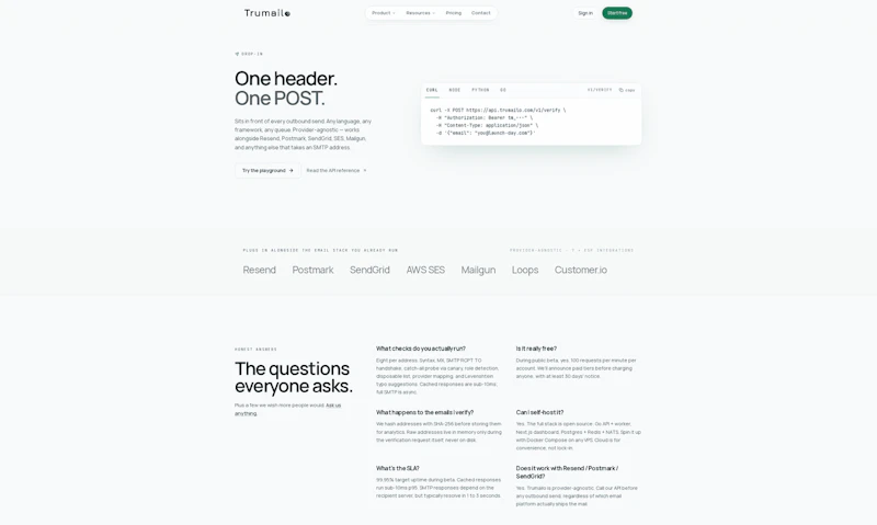 Trumailo - Realtime Email Verification screenshot 5