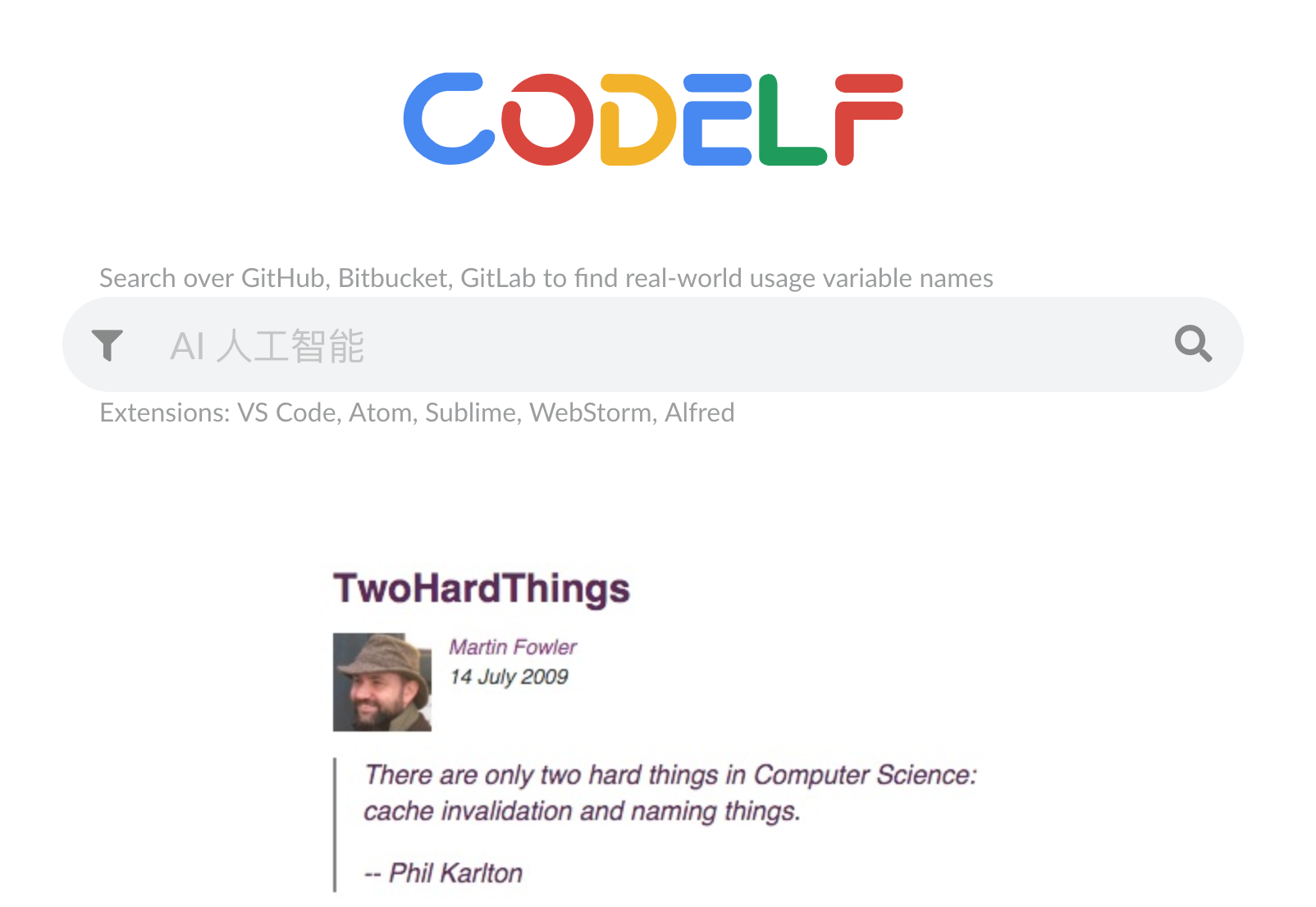 CODELF gallery image