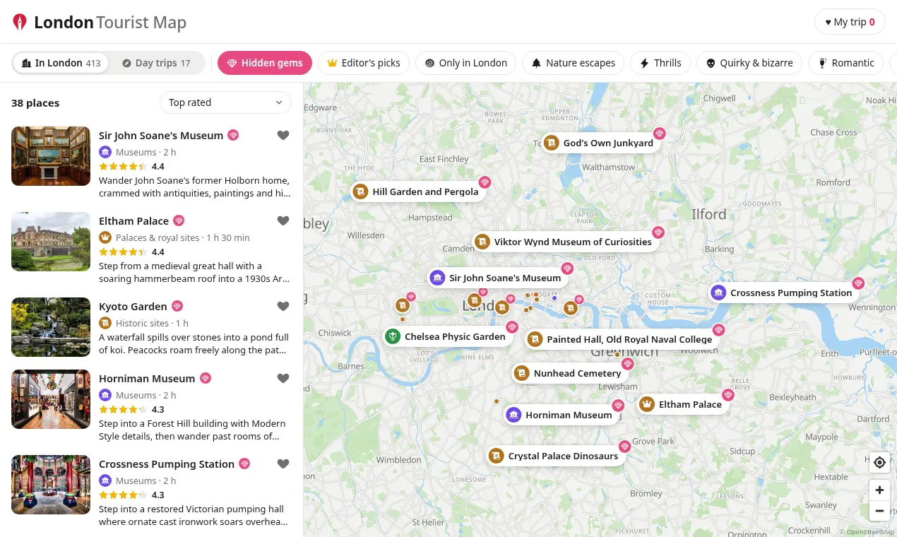 London Tourist Map gallery image