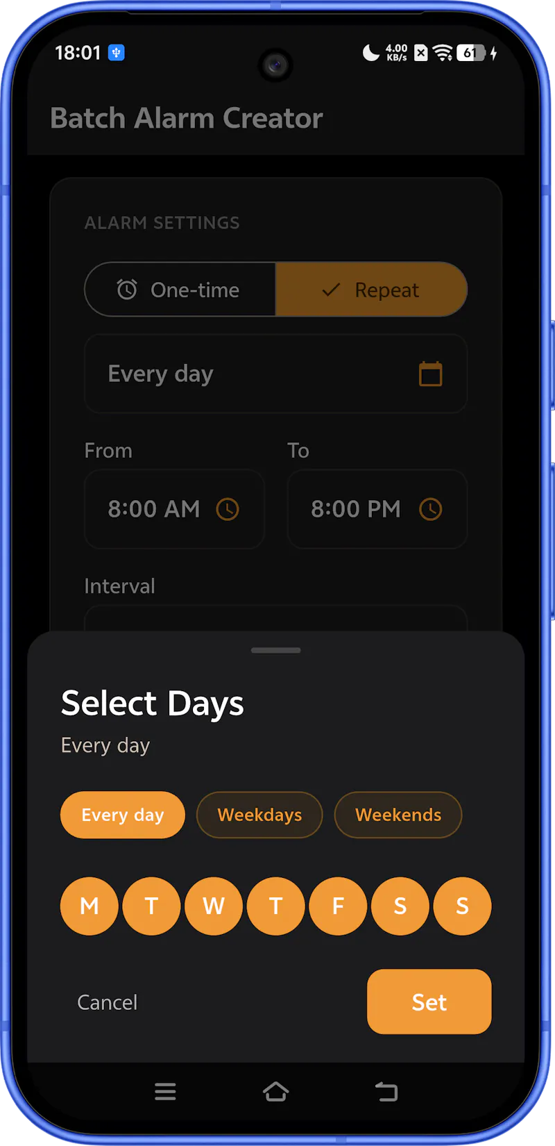 Batch Alarm Creator screenshot 4