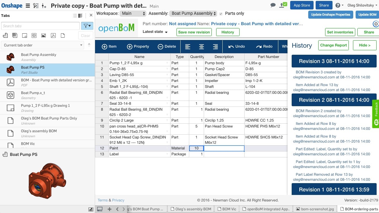 openBoM gallery image