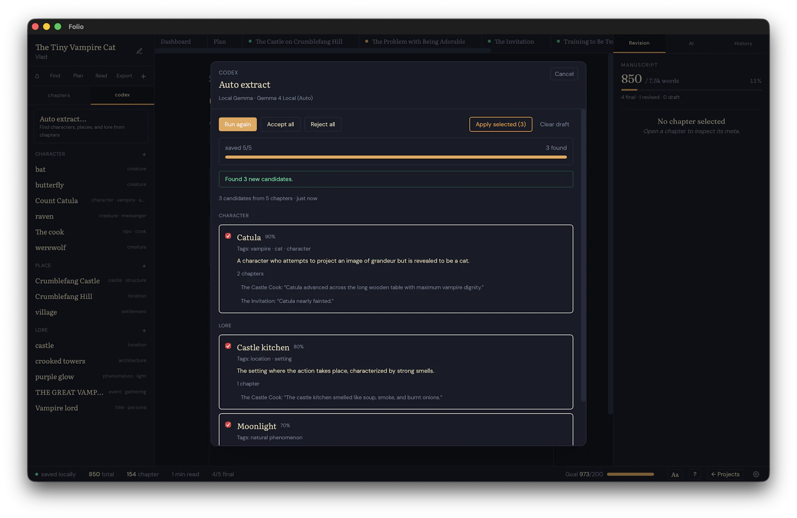 Folio Dark Muse screenshot 5