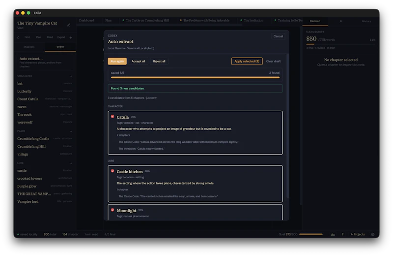 Folio Dark Muse screenshot 5