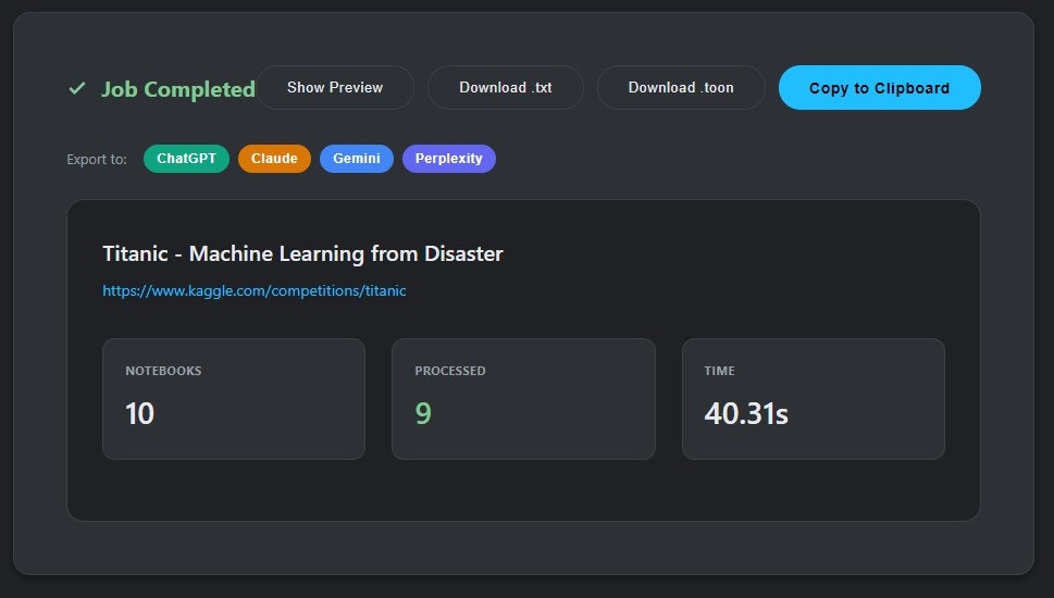 KaggleIngest gallery image